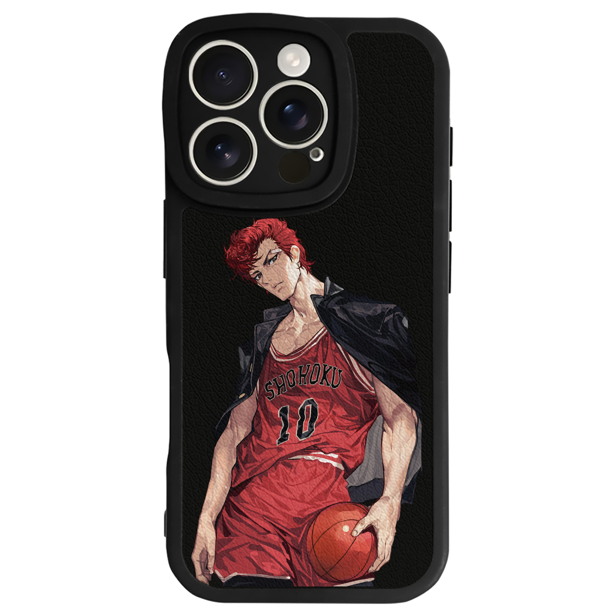 （画像用） SLAM DUNK／スラムダンク 【iPhone 16シリーズ対応】シリコンスマホケース（レザー調） 材質：シリコン